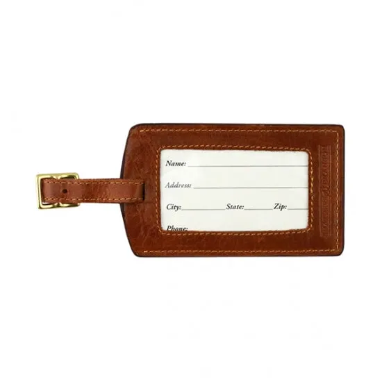 Oklahoma Needlepoint Luggage Tag
