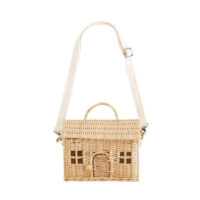 Olli Ella Rattan Casa Bag
