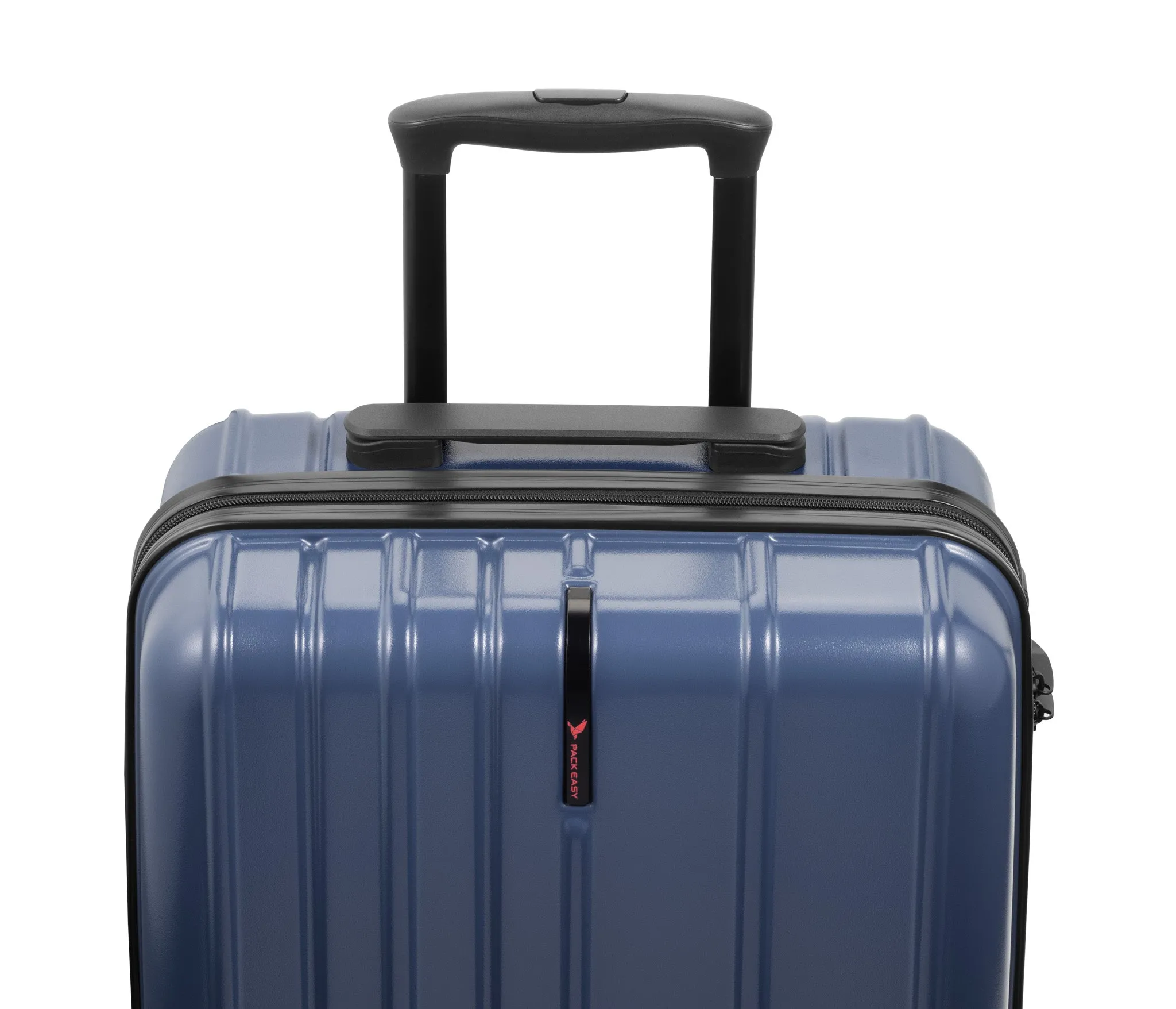 Pack Easy - (Size S) 44L Jolly Cabin Trolley Shell Suitcase with TSA Combination Lock (8902NA) - Navy