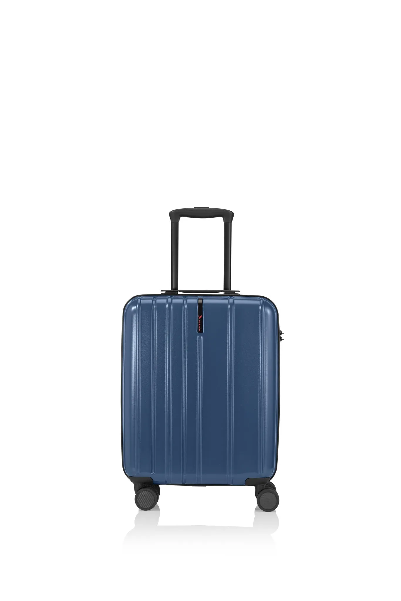Pack Easy - (Size S) 44L Jolly Cabin Trolley Shell Suitcase with TSA Combination Lock (8902NA) - Navy