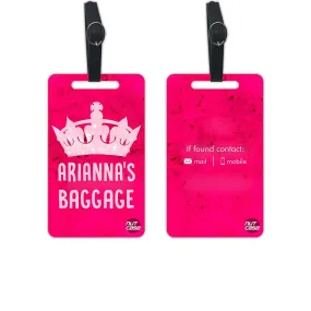Personalised Luggage Labels for Women Set of 2 - Prianna's
