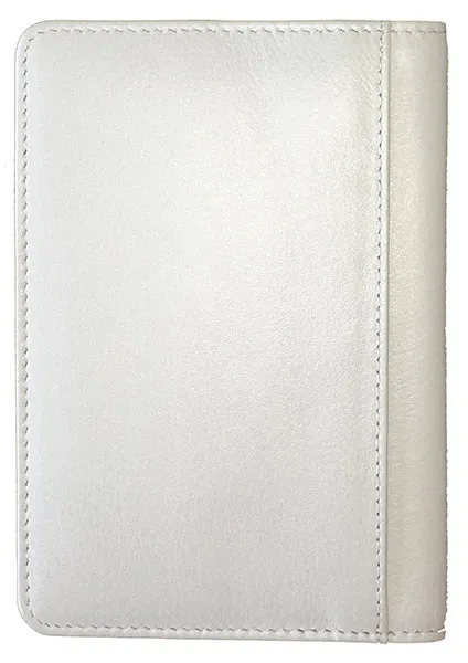 Personalized Monogrammed Leather RFID Passport Cover Holder and Luggage Tag
