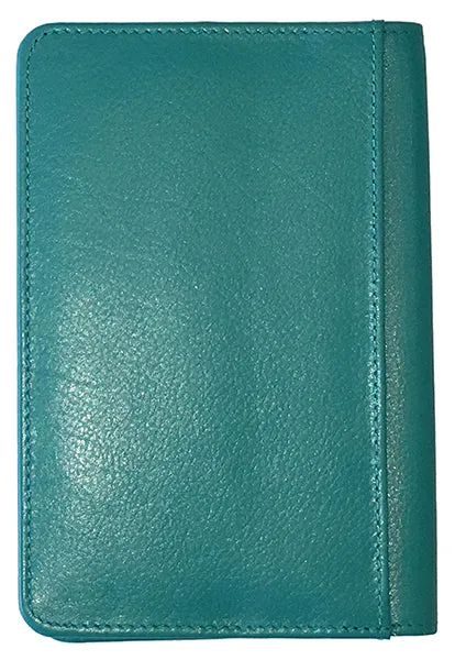 Personalized Monogrammed Leather RFID Passport Cover Holder and Luggage Tag
