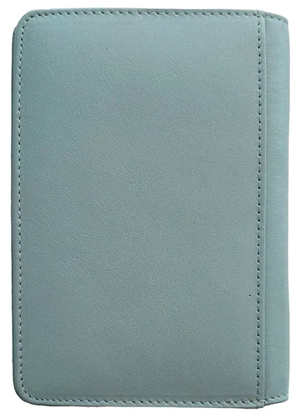 Personalized Monogrammed Leather RFID Passport Cover Holder and Luggage Tag