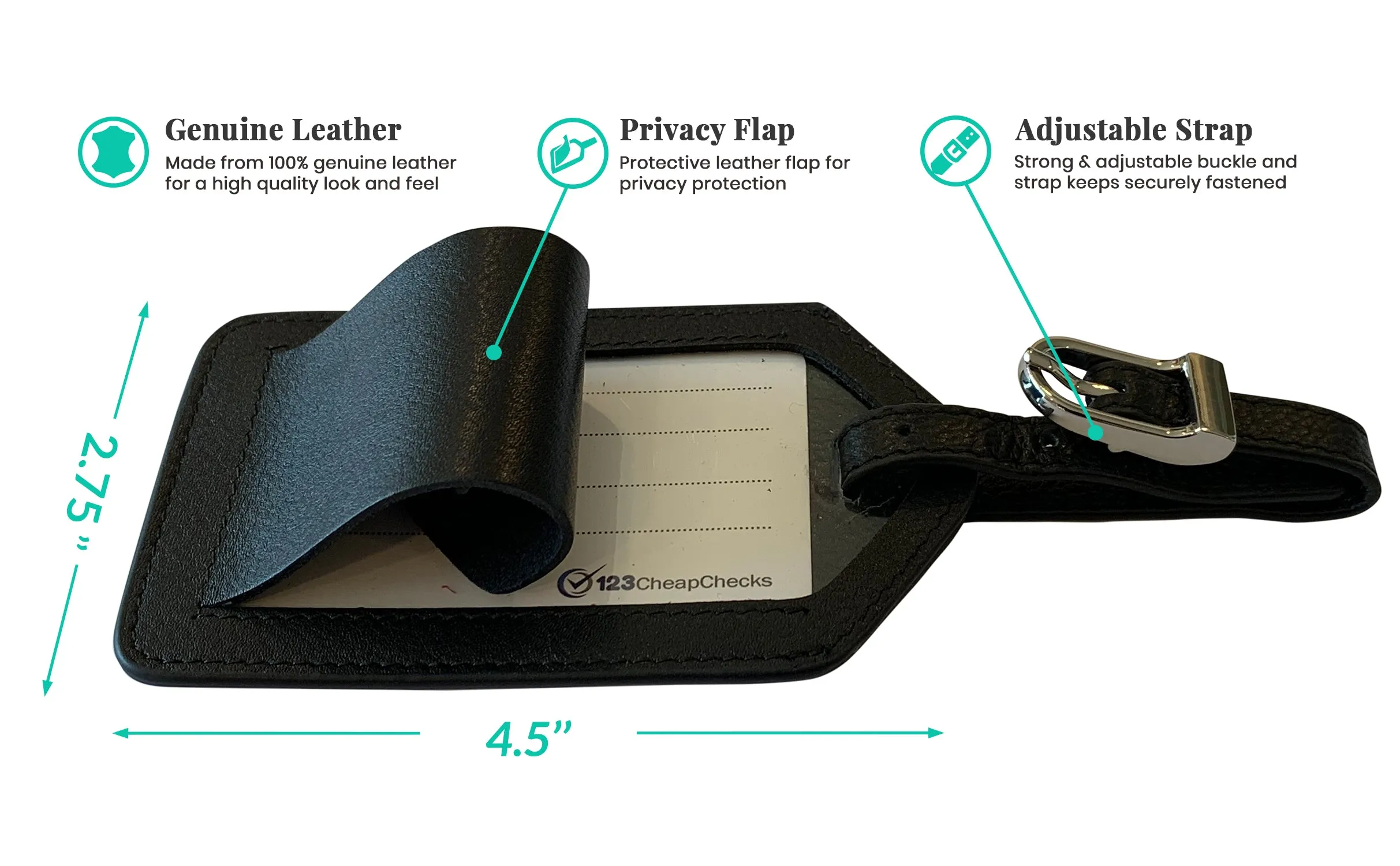 Personalized Monogrammed Leather RFID Passport Cover Holder and Luggage Tag