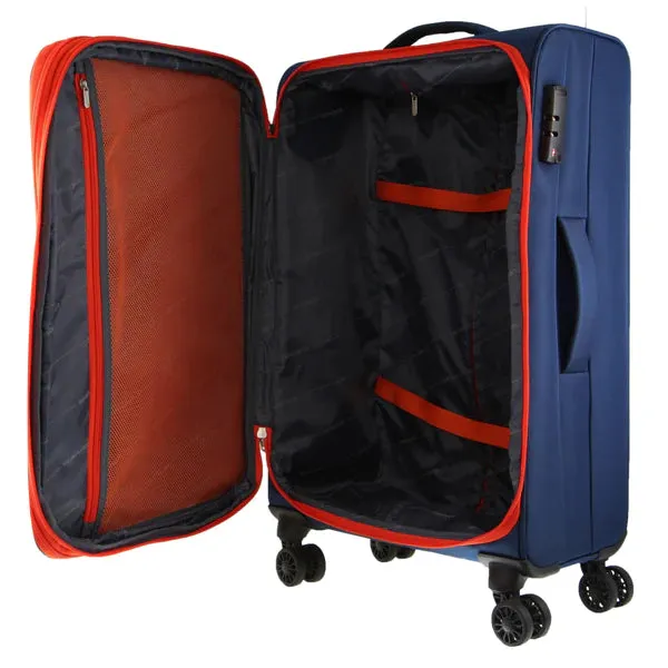 Pierre Cardin Soft Shell Large Case - Navy