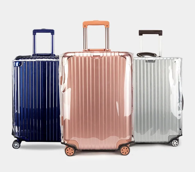 Pvc Transparent Travel Luggage Cover Protector (26"- 30" Inches)