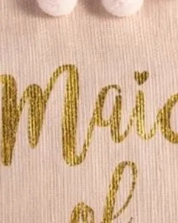 "Maid Of Honor" Bridal Tote | Blush