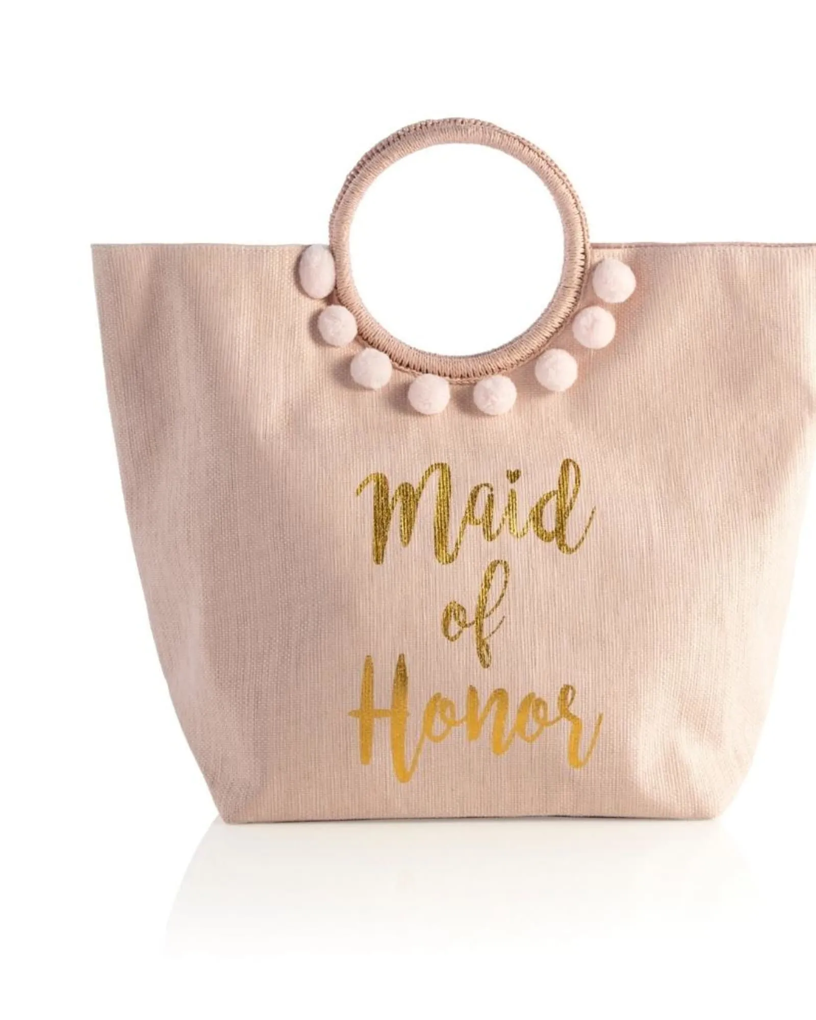 "Maid Of Honor" Bridal Tote | Blush
