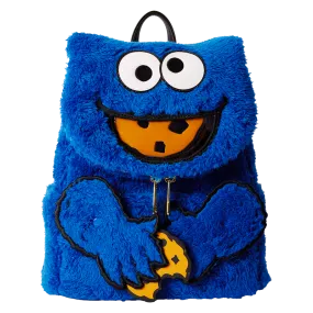 Sesame Street Cookie Monster Plush Mini Backpack