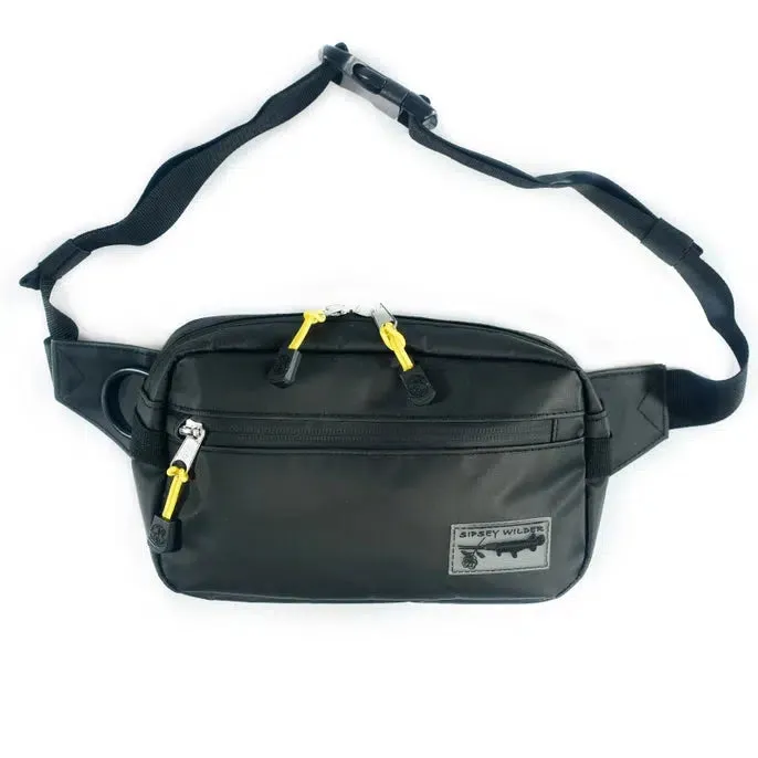 Sipsey Wilder Bag: Black Splash Proof Fanny Pack