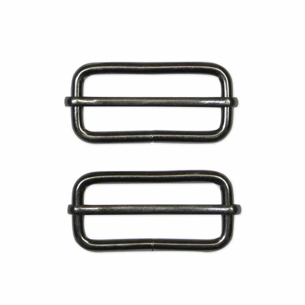 Slide Buckle - 1.5" (38mm) - Gunmetal