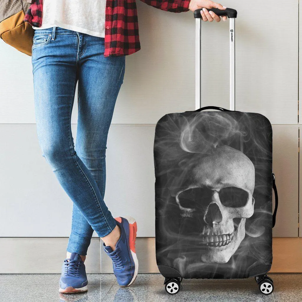 Smoked Skull Luggage Cover