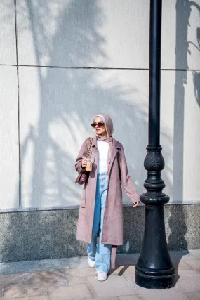 Suede Coat - Dimah