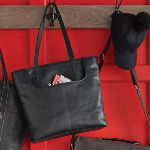 Swerv Leather Collection Business Tote