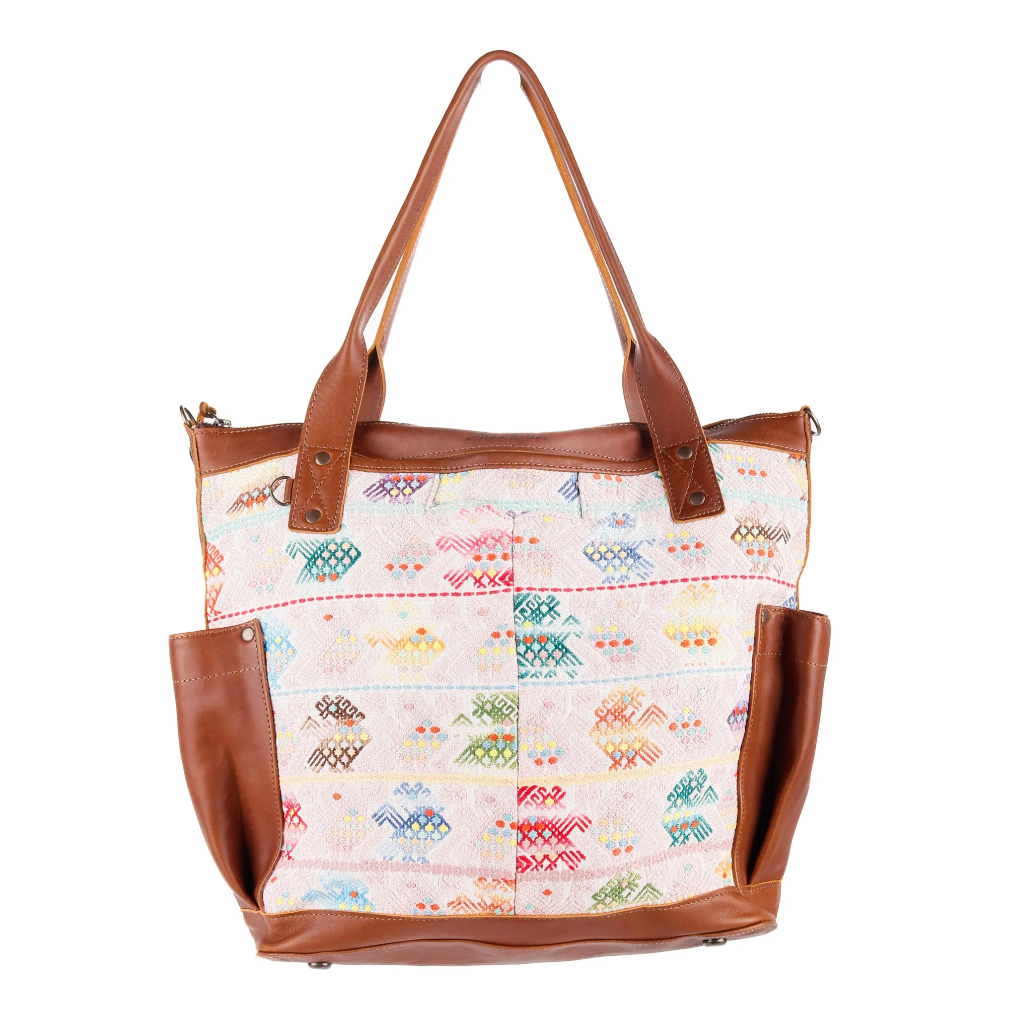 THE PERFECT BAG - OOAK HUIPIL - CAFE - NO. 12705