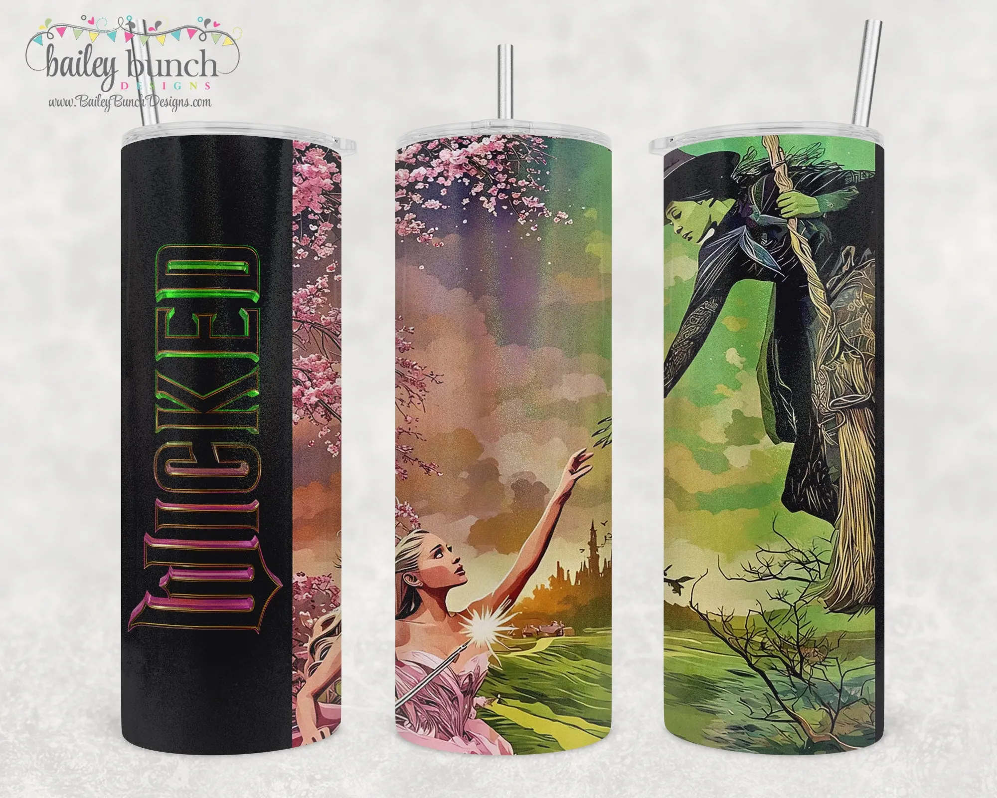 Wicked Shimmer Glitter Tumbler TUMBWICKEDF0520