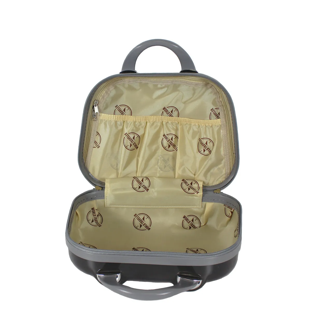 World Traveler Destination Paris 2-Piece Carry-on Hardside Spinner Luggage Set