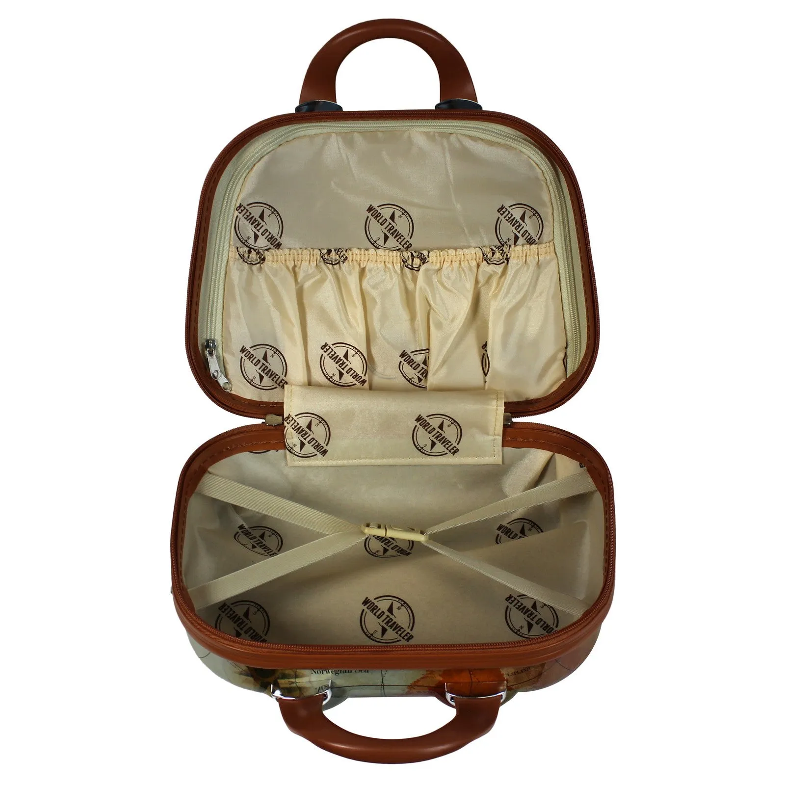 World Traveler Europe 3-Piece Expandable Spinner Luggage Set with TSA Lock