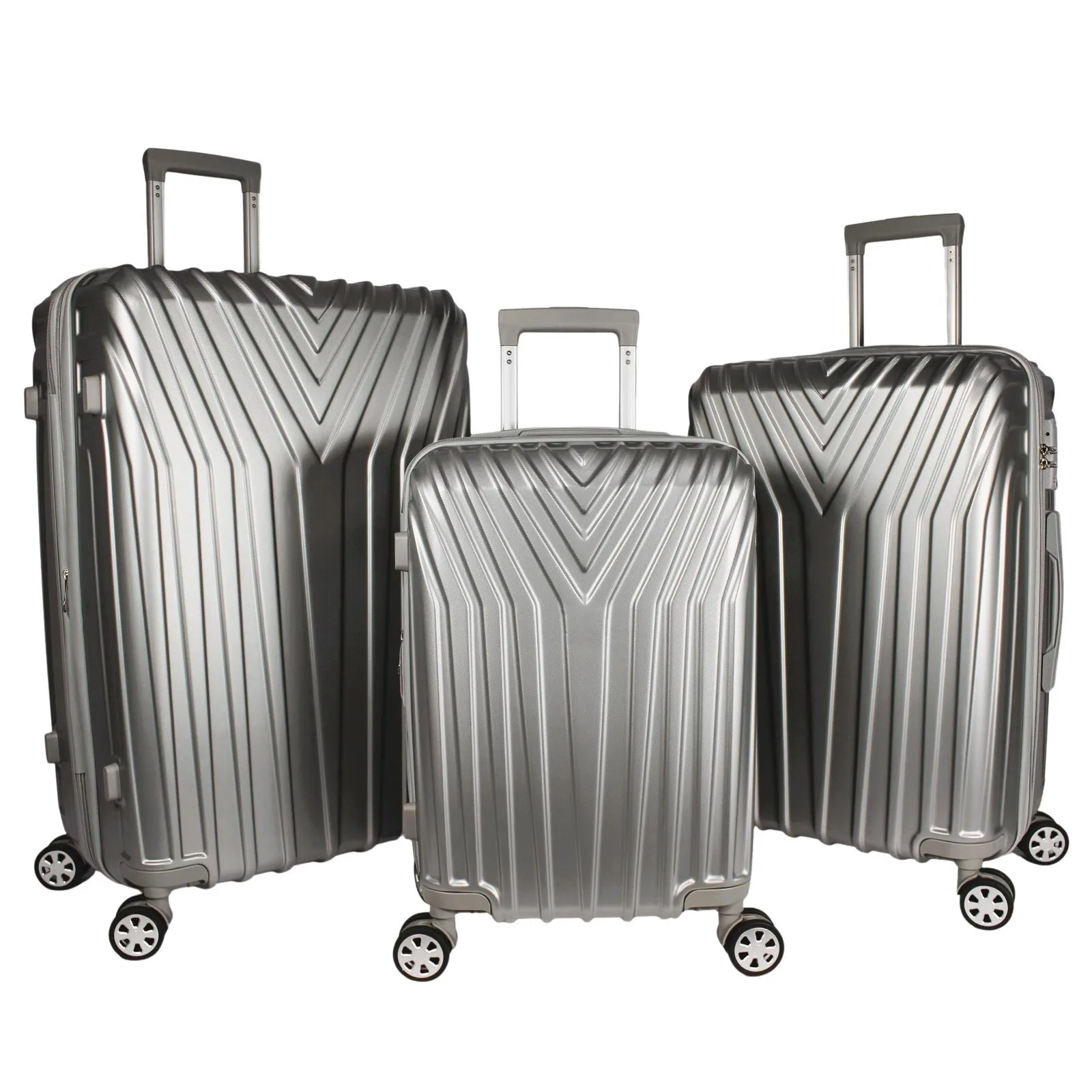 World Traveler Skyline Hardside 3-Piece Spinner Luggage Set