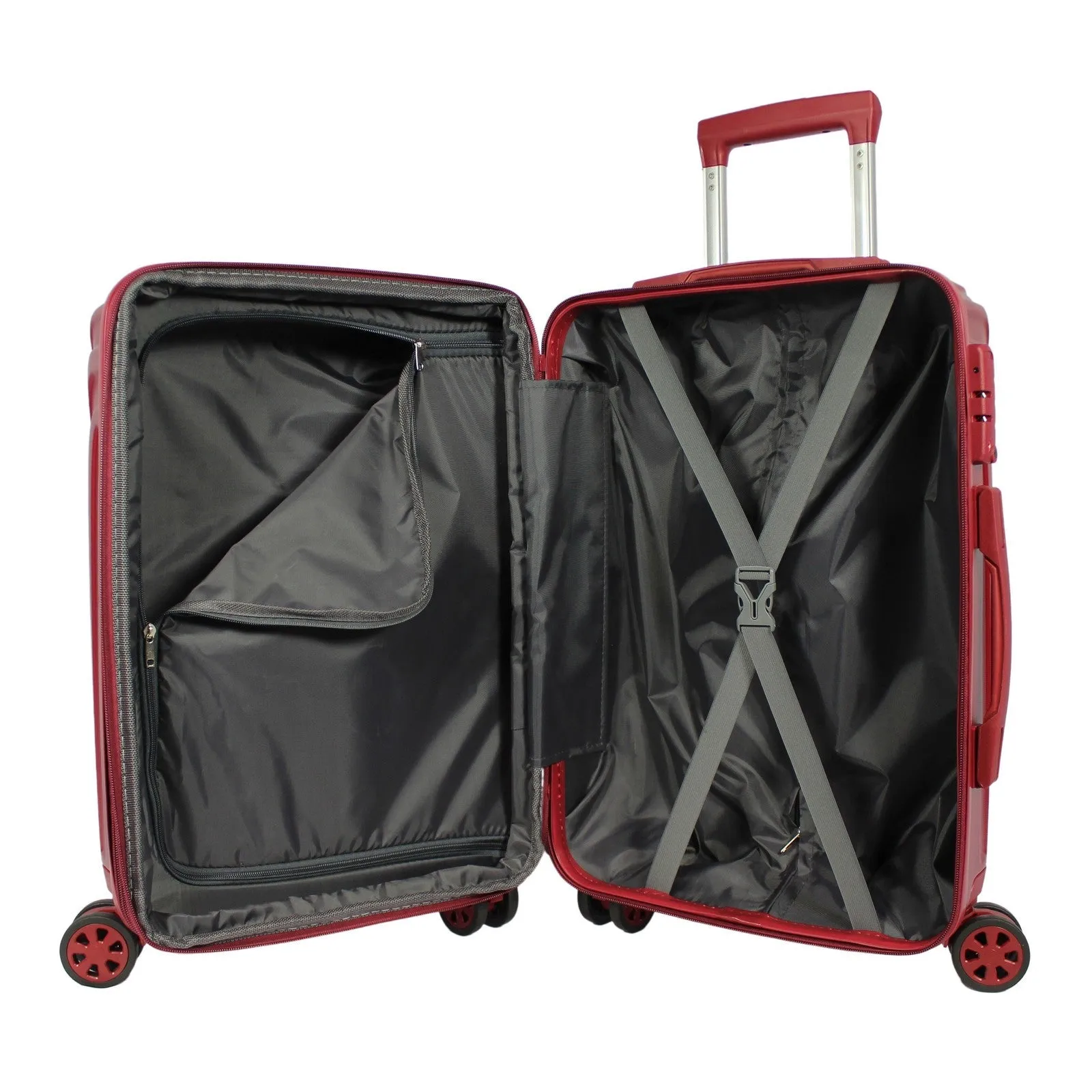 World Traveler Skyline Hardside 3-Piece Spinner Luggage Set
